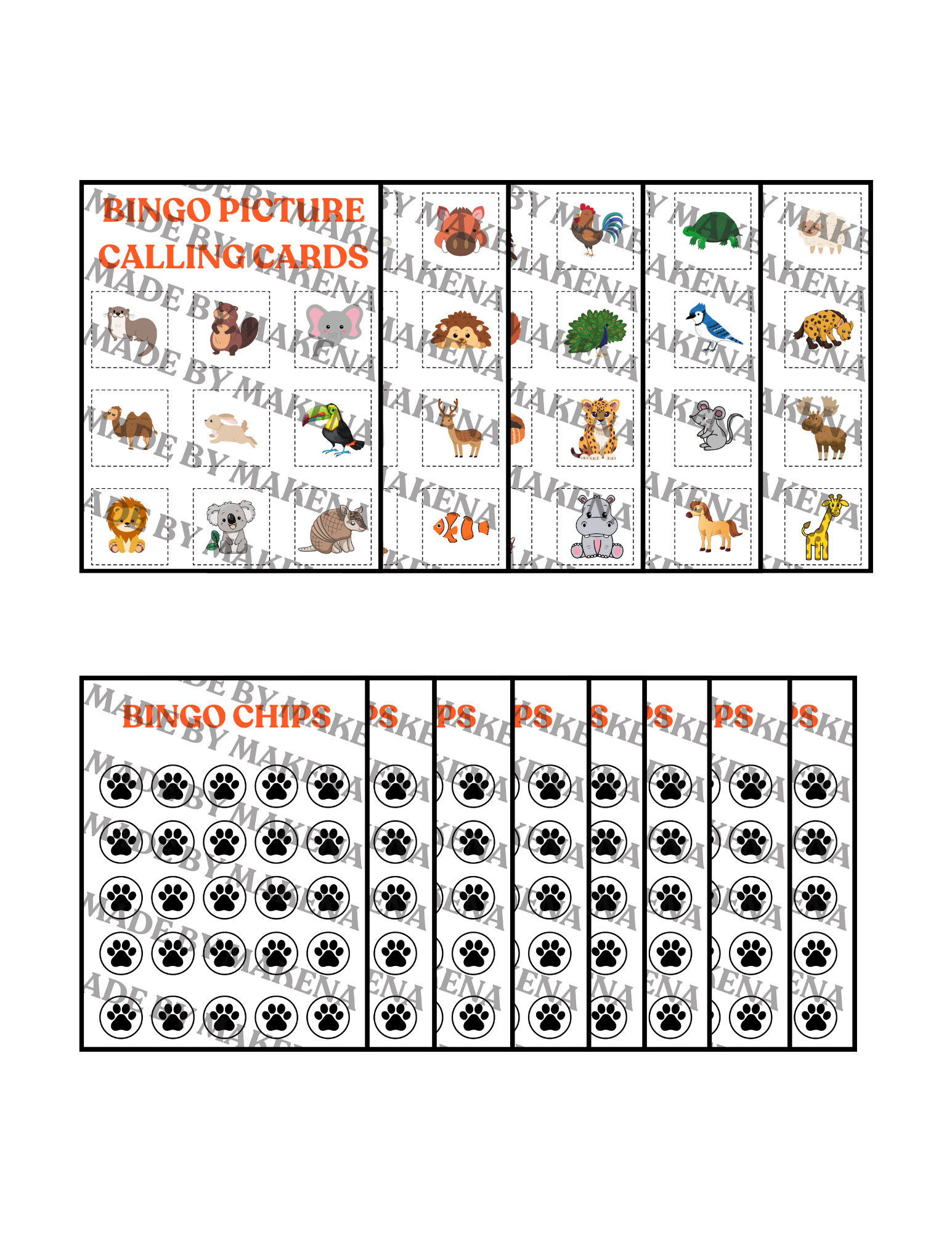 Animal Bingo (5)